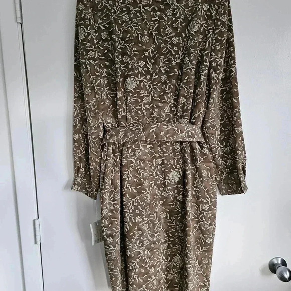 Studio By Pat Argenti Brown Floral Dress Jacket Women’s 14 NWT - Picture 10 of 12